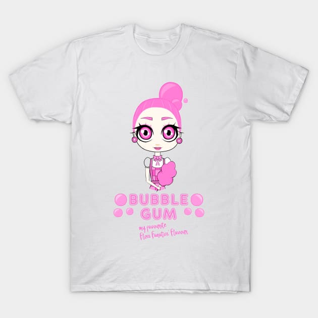 Bubble Gum T-Shirt by Zilnation